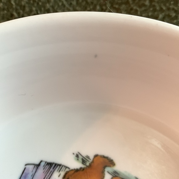 Vintage Oneida Deluxe 3243 Goldilocks and the 3 Bears melamine plate and bowl. - Picture 9 of 13